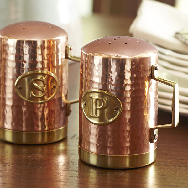 Birch Lane Hammered Copper Salt &