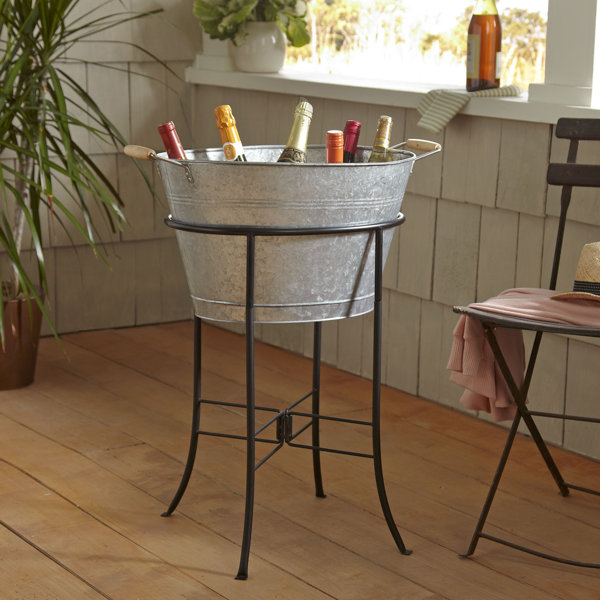 Birch Lane Cawley Beverage Tub with Stand Birch Lane