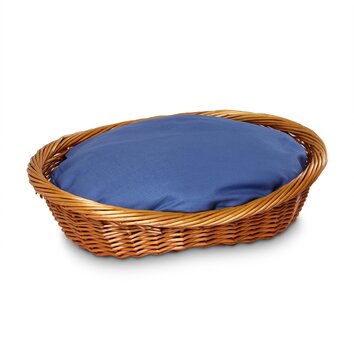 Snoozer Wicker Dog Basket and Bed