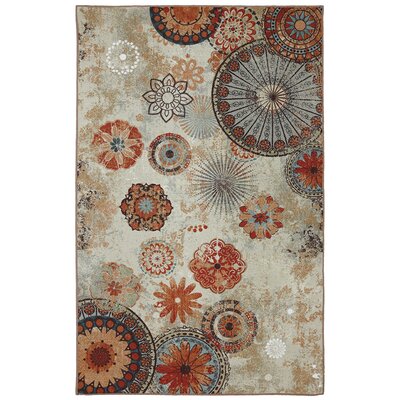 Mohawk Select Outdoor/Patio Multi Alexa Medallion Rug