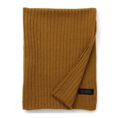 Cashmere Republic UltraWool Cable Mufflers / End of the Bed Throw