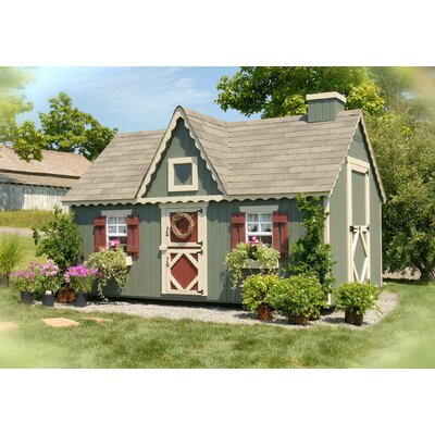 Little Cottage Company Sara's Victorian Mansion Playhouse Kit with ...