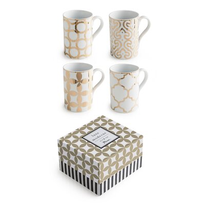 Rosanna Luxe Moderne 11 oz. Mug (Set of 4)