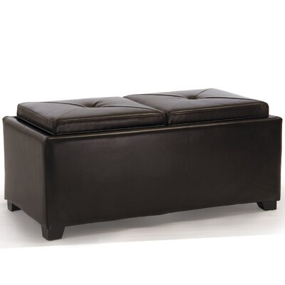 Home Loft Concept Maxwell Double Tray Cocktail Ottoman