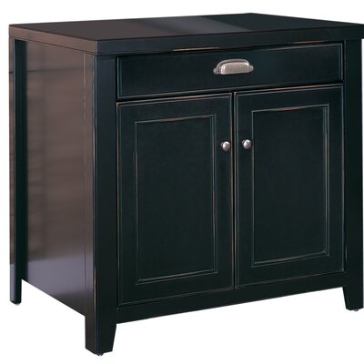 kathy ireland Home by Martin Furniture Tribeca Loft Black Door Base