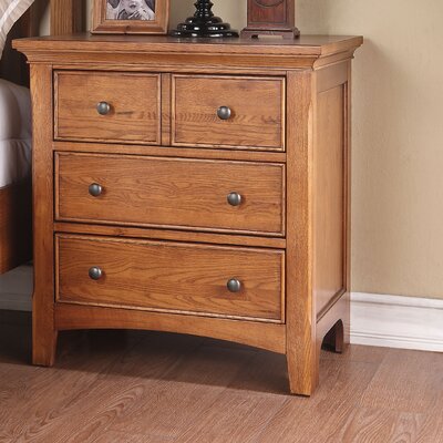 Michael Ashton Design Ashland 3 Drawer Nightstand & Reviews | Wayfair