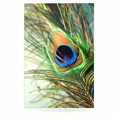 Peacock Feather by Sylvia Cook Photographic Print Plaque | Wayfair