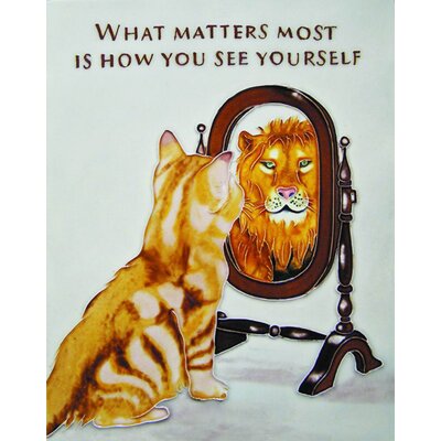 EnVogue 14 x 11 What Matters Most is How You See Yourself Art Tile