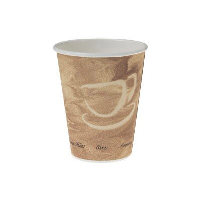 Mistique Poly-coated Hot Paper Cup in Brown | Wayfair