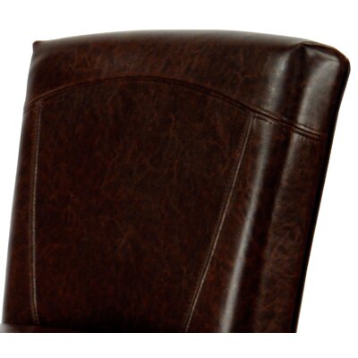 Safavieh Ken Bi cast Leather Barstool in Brown