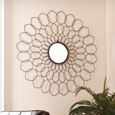 Wildon Home ® Charlotte Spiro Mirrored Wall Sculpture