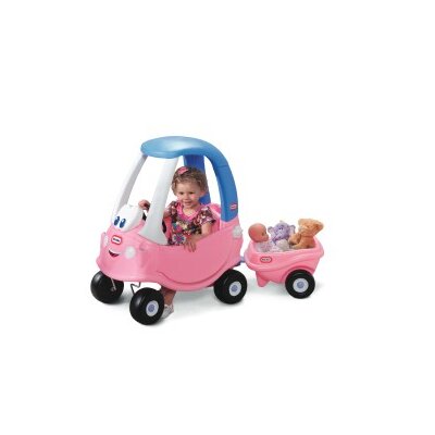 Little Tikes Cozy Coupe Princess Trailer Ride On