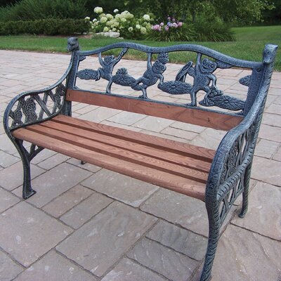 Innova Hearth and Home Concord Cast Aluminum Camelback Park Bench ...