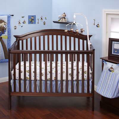 NoJo 3 Little Monkeys Boys 10 Piece Crib Bedding Set