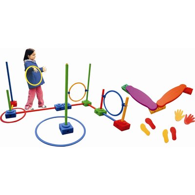 ECR4Kids 62 Pieces Agility Play Set