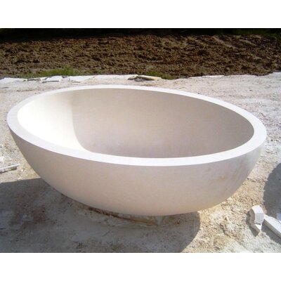 WS Bath Collections Piedra Orion 75 x 48 Bathtub   Piedra Orion