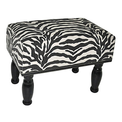 Cheungs Zebra Standard Ottoman