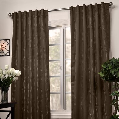 Veratex Swirl Stripe Window Treatment Collection in Espresso