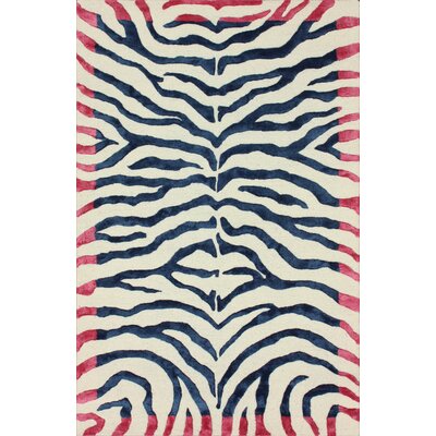 nuLOOM Earth Ice Blue Plush Safari Rug