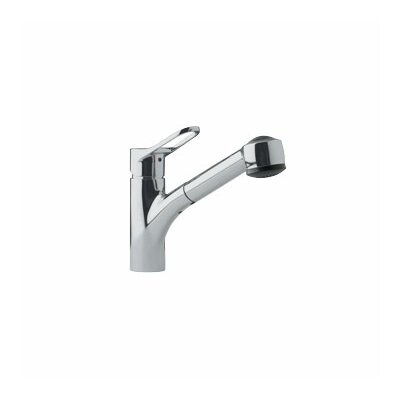 Franke Single Handle Single Hole Kitchen Faucet with Pull Out Spray