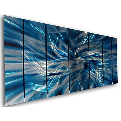 All My Walls 'Abstract' by Ash Carl 7 Piece Original Painting on Metal ...