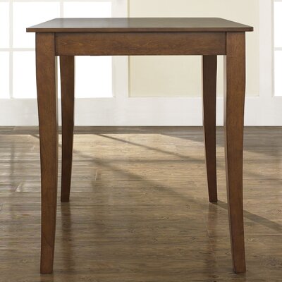 Crosley Cabriole Leg Pub Table in Classic Cherry