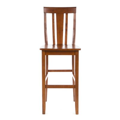 Crosley Shield Back 30 Barstool in Classic Cherry