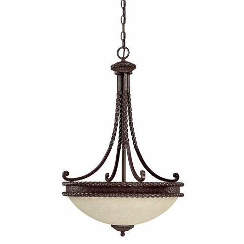 Capital Lighting Highlands 3 Light Inverted Pendant