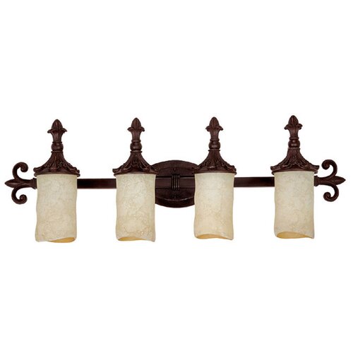 Capital Lighting Mediterranean 4 Light Bath Vanity Light