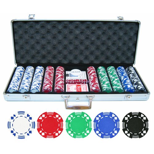 JP Commerce 500 Piece Double Suited Poker Chip Set