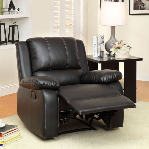 Hokku Designs Jerriste Bonded Leather Recliner