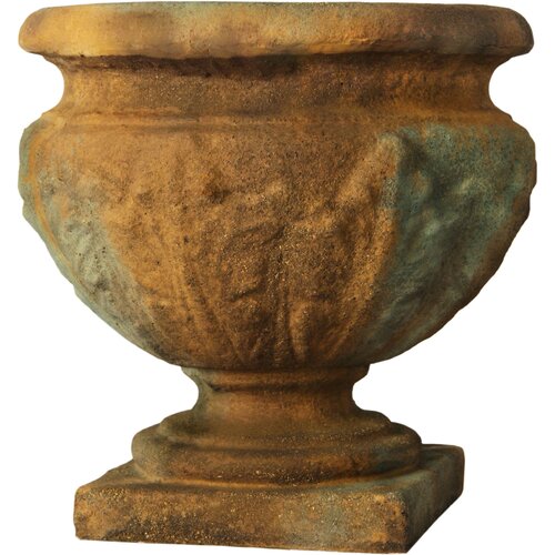 OrlandiStatuary Planter Tall Fluted Round Urn Planter