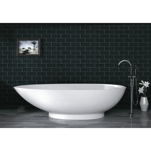 Aquatica PureScape 71 x 36 Freestanding AquaStone Bathtub