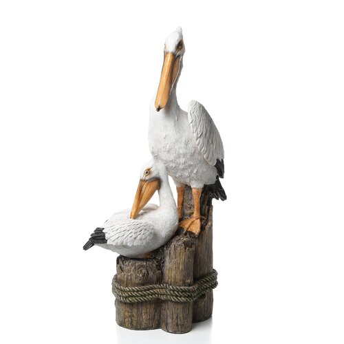 Oceans Perch Pelican Statue