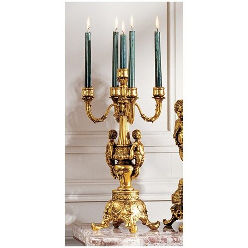 Design Toscano Grande Chateau Candelabra (Set of 2)