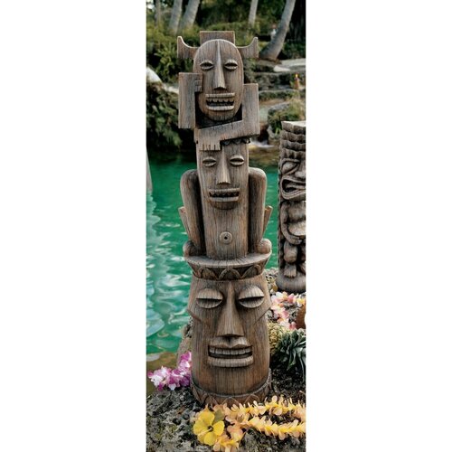 Design Toscano Tiki Gods of The Three Pleasures Statue