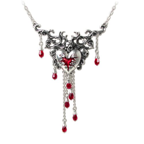 Design Toscano Bleeding Heart Gothic Pendant