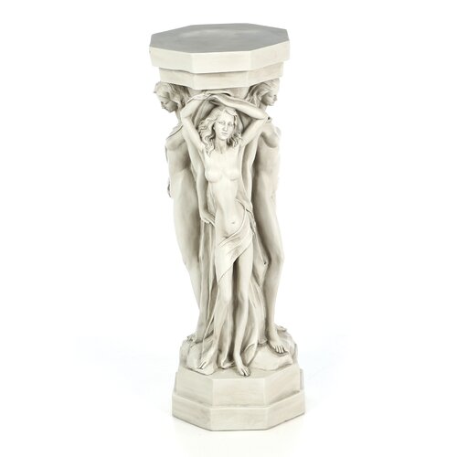 Design Toscano Maenads Sculpture Pedestal Plant Stand