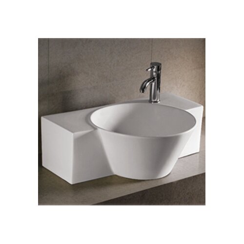 Whitehaus Collection Isabella Bathroom Sink with Rectangular bowl and