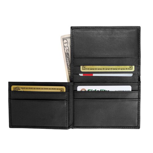 Royce Leather Mens Flip Credit Card Wallet