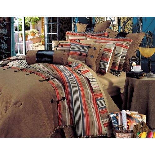 kathy ireland Home by Hallmart Hacienda Spice 10 Piece Comforter Set