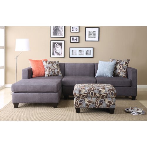 Poundex Simplistic Sectional