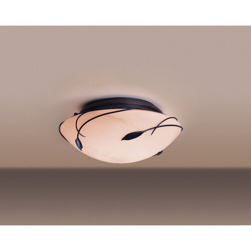 Hubbardton Forge Leaf 2 Light Semi Flush Mount