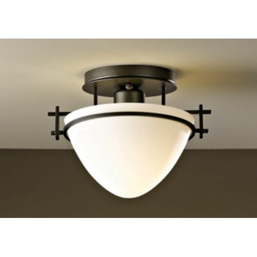 Hubbardton Forge Moonband Small 1 Light Semi Flush Mount