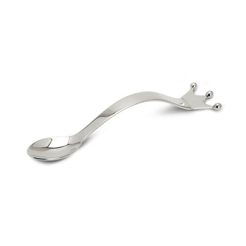 Krysaliis Majestic Curve Heavy Sterling Silver Baby Feeding Spoon