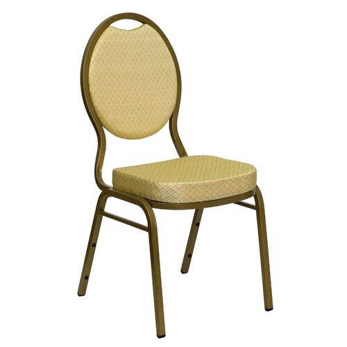 FlashFurniture Hercules Series Teardrop Back Stacking Banquet Chair