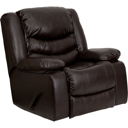 Flash Furniture Leather Chaise Recliner