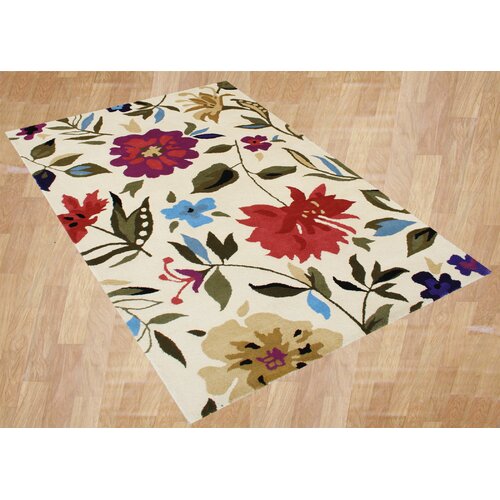 Alliyah Rugs New Delhi Flower Rug