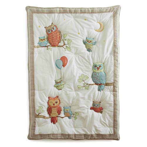 The Little Acorn Baby Owls Quilt