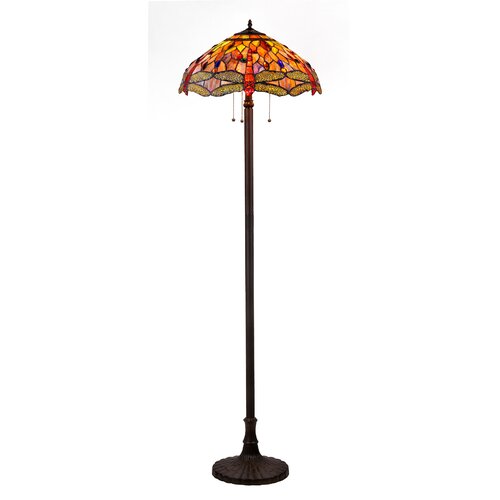 Chloe Lighting Dragonfly 3 Light Floor Lamp